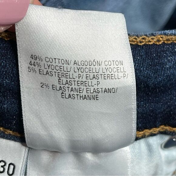 Hudson Krista Jeans Women’s 28* Blue Dark Wash Super Skinny Slim Fit Mid-Rise - Picture 9 of 15